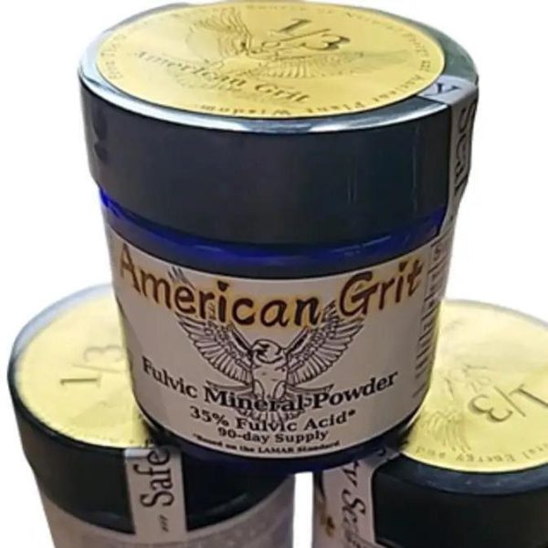 American Grit Fulvic Mineral Powder- American "Shilajit"