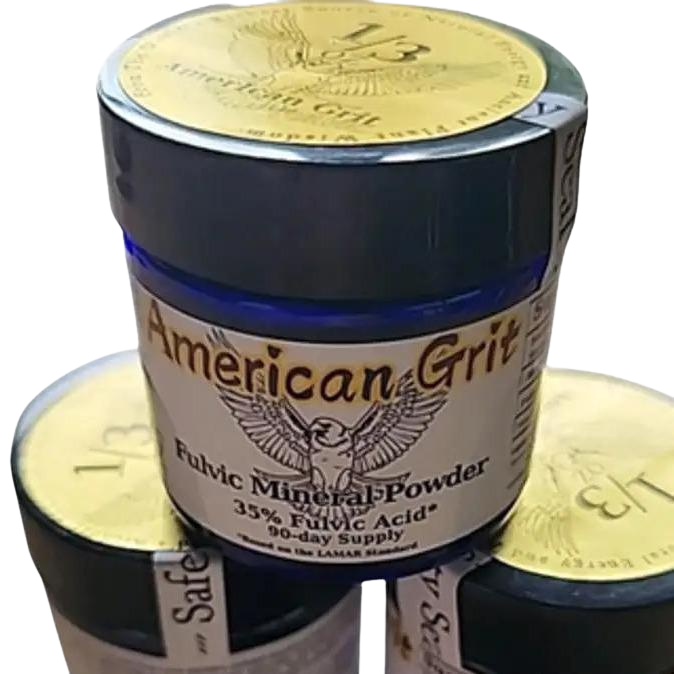 American Grit Fulvic acid bottle