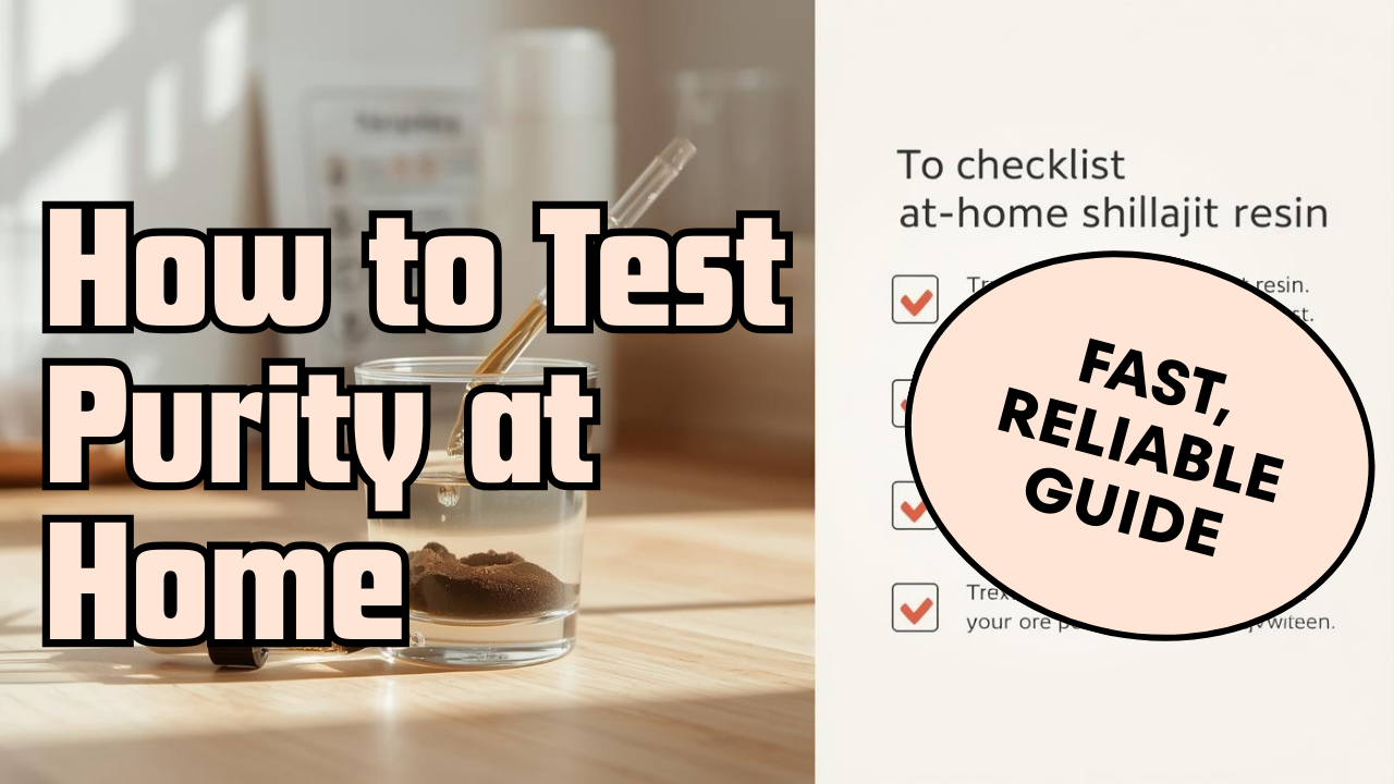 How to Test Shilajit Purity at Home (Fast, Reliable Guide)